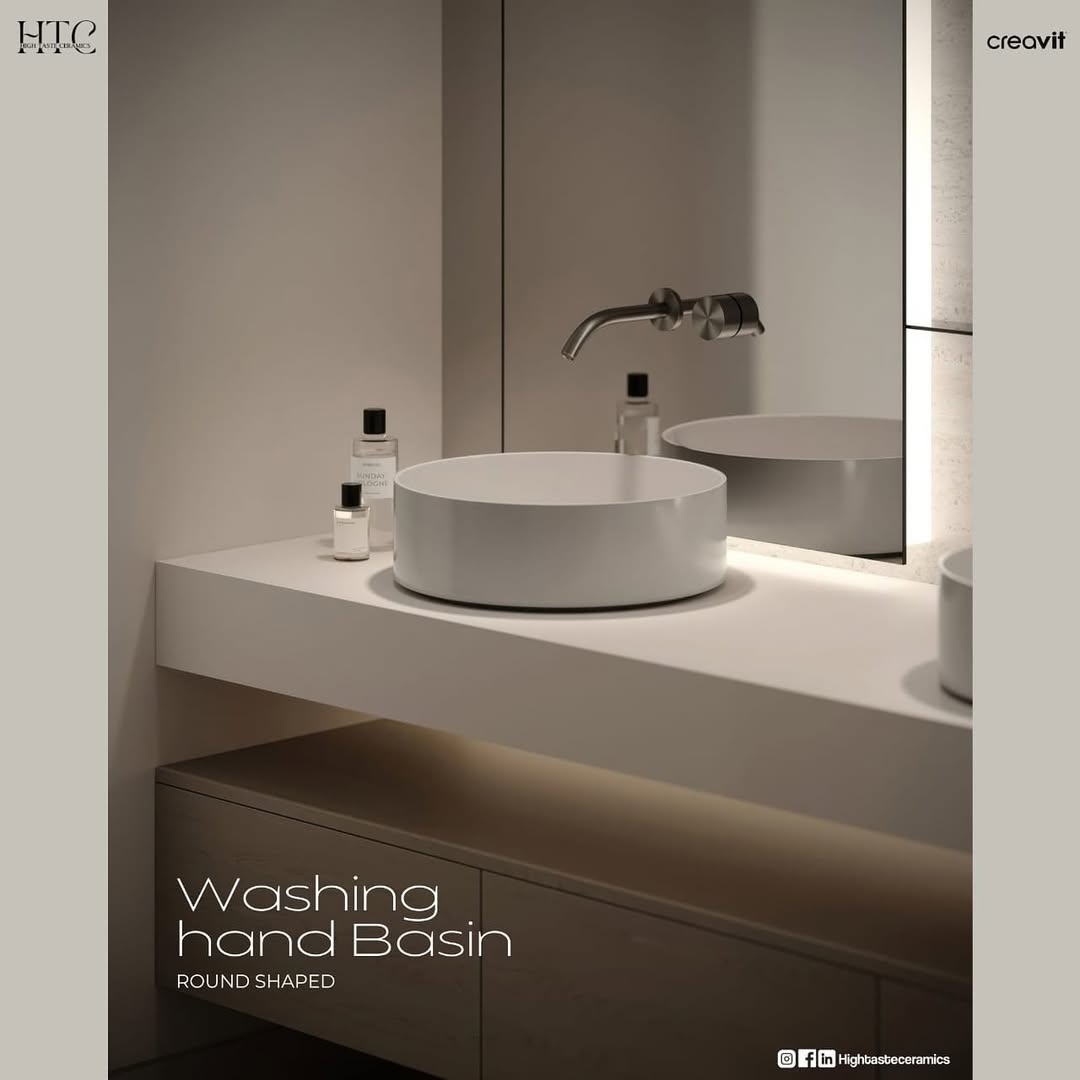 Creavit Round Wash Hand Basin