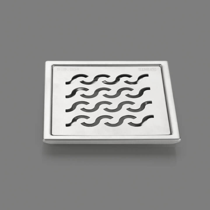 B-001 (2 Pc) SS Floor Trap